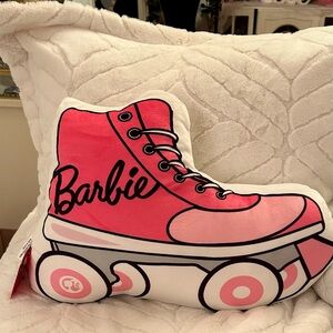 💗NWT Adorable Large Barbie RollerSkate Plush Decorative Pillow